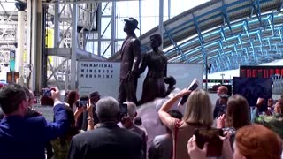 UK's Prince William helps unveil 'Windrush' memorial