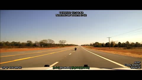 Trooper Chases Inept Motorcycle Rider Over 120 MPH