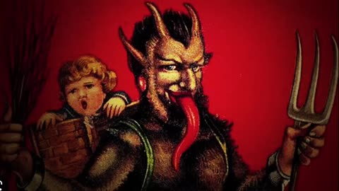KRAMPUS CLAUS! OUR SICK SOCIETY THINKS ITS FUNNY TO JOKE ABOUT THIS!