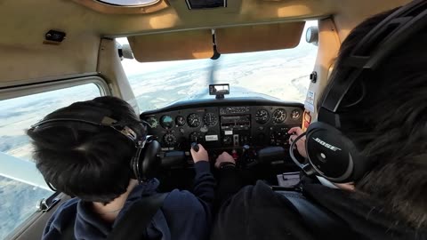 Experiencing tight turns for the first time. Cessna 152.
