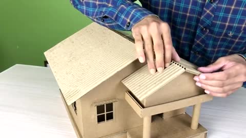 Paper house making very easy way best for school project