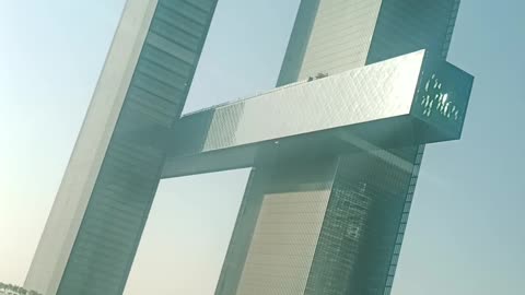 Dubai's best hanging building