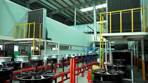 Wheel automotive aluminum coating production line | JWHEEL