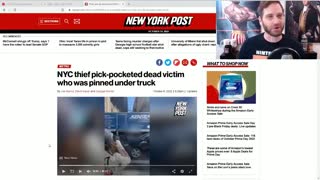 NYC THIEF PICK-POCKETED DEAD VICTIM WHO WAS PINNED UNDER TRUCK