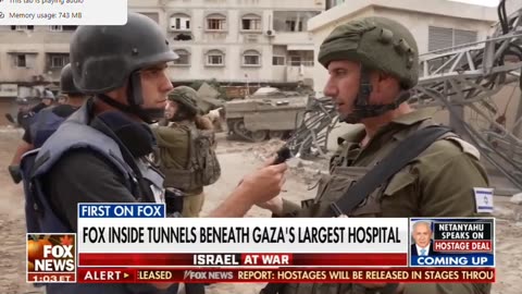 Tunnels Under Al Shifa Hospital in Gaza