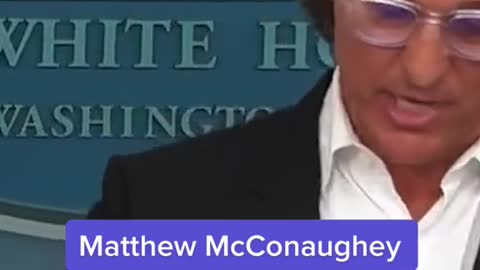Actor Matthew McConaughey made an emotional appeal for action