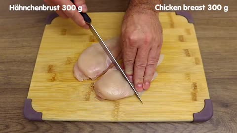 A simple recipe for juicy chicken breasts. Delicious for dinner!