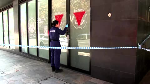 Police probe US consulate vandalization in Sydney