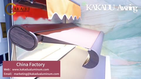 Kakadu Shade Full Cassette Awning with LED Folding Awning Outdoor Awning#LEDFoldingAwning