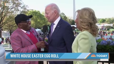 "I'll be a rollin' an egg" Biden on 2024