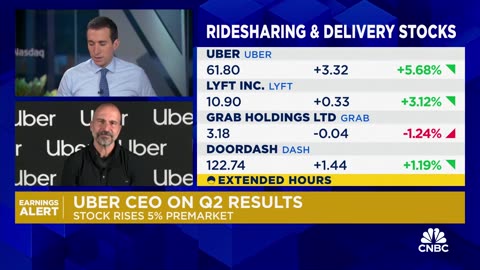 Uber CEO Dara Khosrowshahi on Q2 results: Company is really hitting on all cylinders