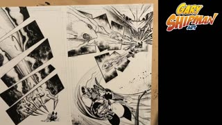 Drawing Stream eps 23 | Inking Titan Comic Art Sketches