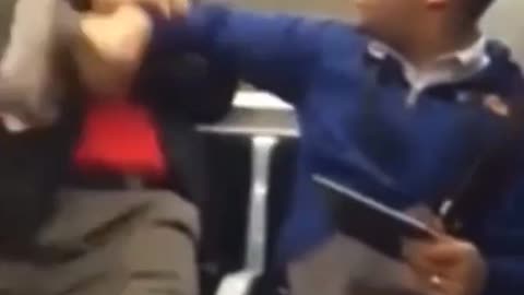 Guy gets knocked out for punching someone in the nuts