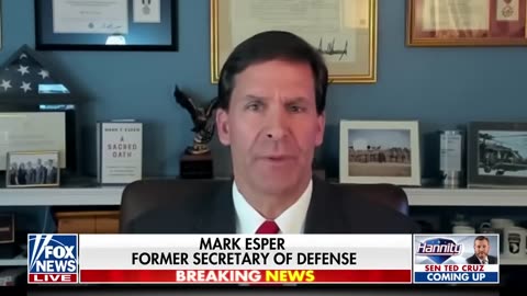 Mark Esper- It's absolutely a Major Breach: Is Biden compromised by a hostile regime?