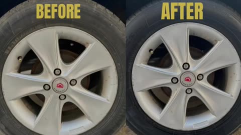 Revive your tires: The Ultimate Guide to Cleaning with Spray Foam #tirecleaningtip #sprayfoam #short