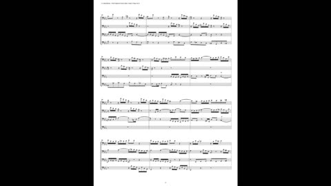 J.S. Bach - Well-Tempered Clavier: Part 1 - Fugue 07 (Bassoon Quartet)