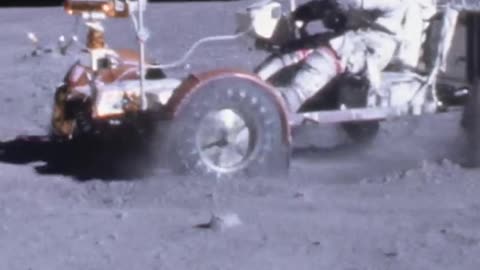 In 1971 put a car on the moon