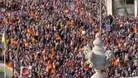 Spaniards take to the streets against socialist president Pedro Sanchez