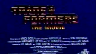 TRANSFORMERS THE MOVIE 1986 TRAILER