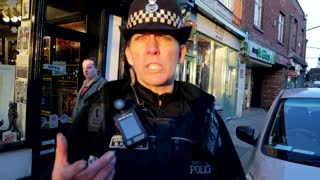 UK cop harassment fail.