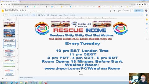 Rescue Income Chitty Chitty Chat Chat Webinar 13th Aug 2024