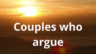 Couples who argue