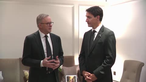Canada: Canadian Prime Minister Justin Trudeau meets with Australian PM Anthony Albanese in London – September 18, 2022