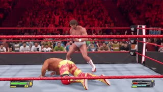 wwe2k22 match of the day 1, Hulk Hogan vs Paul orndorff