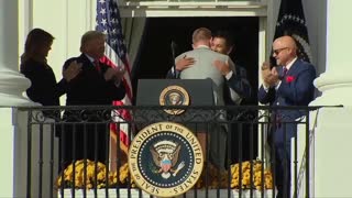 Full video of what happened when Nationals visited White House