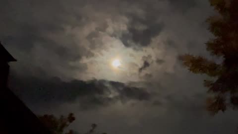 cloudy on this full moon night