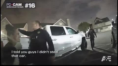 This super fast woman steals a police car during her arrest. To fast for the officers.