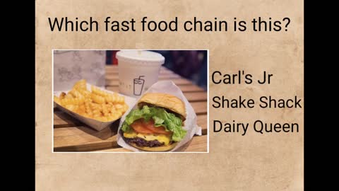 Guess These Fast Food Chains