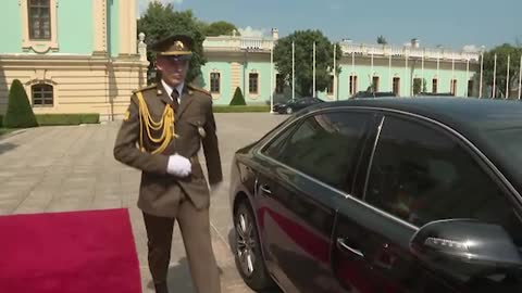 Zelensky met with President of Indonesia Joko Widodo in Kyiv.