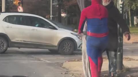 Spider man on the road :)