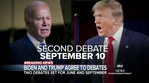 Biden, Trump agree to 2 presidential debates.mp4