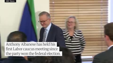 Albanese promises to be a more inclusive leader during first caucus meeting