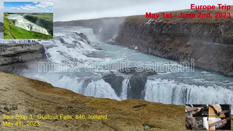 May 4th, 2023 Gullfoss Falls, 846, Iceland