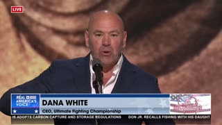 Dana White Champions Trump’s Fight for America in Stirring Speech