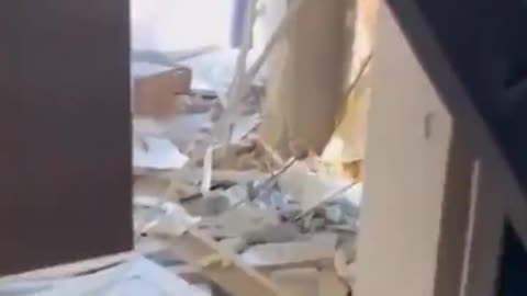 Ukraine: Inside of the Kyiv apartment that was stuck by Russian missile strikes Kyiv.