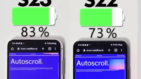 Samsung S23 ultra vs S22 battery test⚡🔋