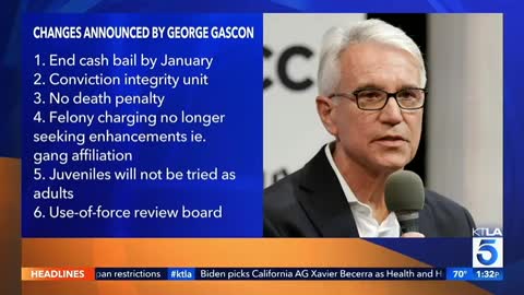 DA George Gascon Promises Dramatic Reform in LA County, Including Ending Cash Bail