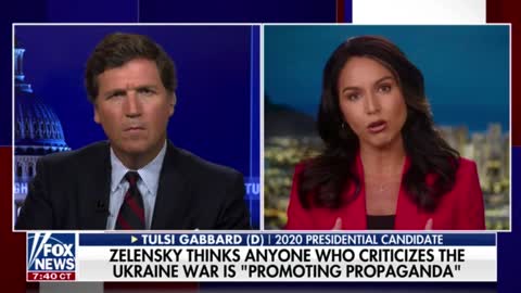 Tulsi Gabbard reacts to being blacklisted by the Ukrainian government!!