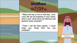 Matthew Chapter 7 (Think before you judge others?)