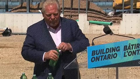 Doug Ford Swallows A Bee