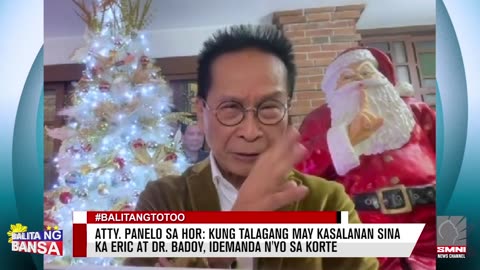 Atty. Panelo sa HOR: Kung talagang may kasalanan sina Ka Eric at Dr. Badoy, idemanda n'yo sa korte