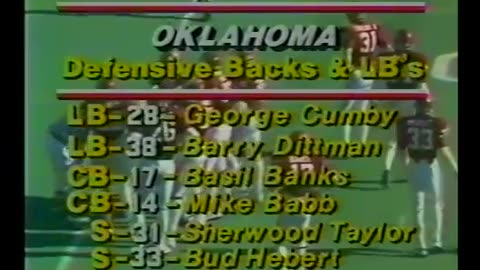 1979-11-24 Nebraska vs Oklahoma