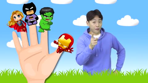 Finger Family -Superheros Kids Songs