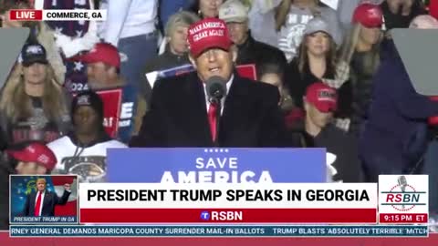 President Trump Speech From Commerce, GA 3/26/22