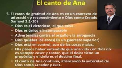 LA ORACIÓN ó CANTICO DE ANA. Dr: Armando Alducin.