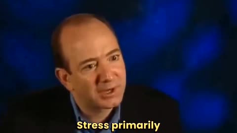 Jeff Bezos on stress